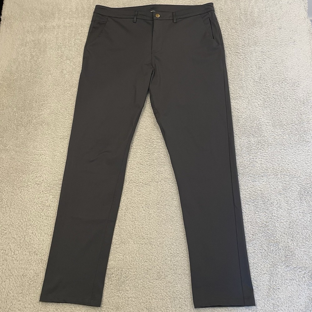 Barbell Apparel Pants Mens 38x32 Navy Athletic Performance Tech Chino Stretch